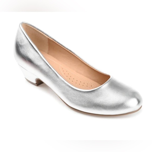 NEW Journee Collection Saar Comfort Insole Round Toe Kitten Heels - Sz 9W - Picture 1 of 14